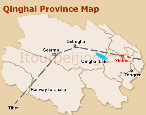 Qinghai Map