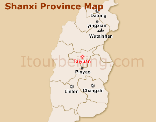 Shanxi Map