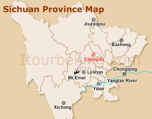 Sichuan Map