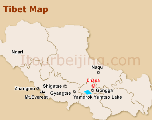 Tibet Map