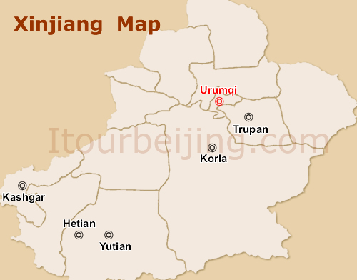 Xinjiang Map