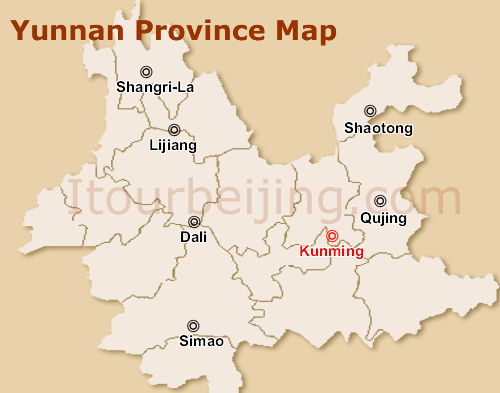 Yunnan Map