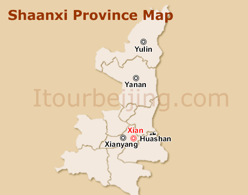 Shaanxi Map