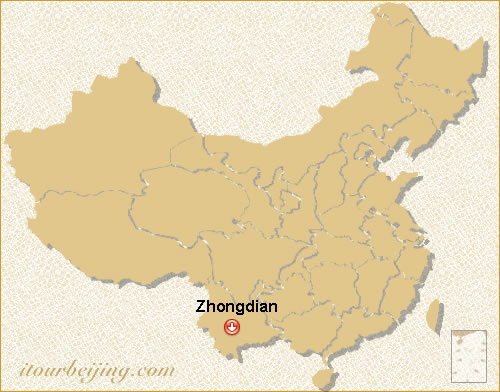 Zhongdian Map