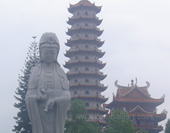 Buddha and Temple in Fuzhou