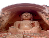 The Photo of Buddha on Mogao Grottoes