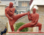 The Photo of Statue at Shaolin Temple