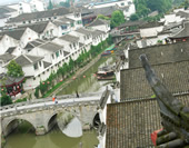 Overlook the Ancient Town of Sanhe