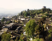 Overlook the Houses of Lijiang City