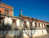 The Outside of Tibetan Building