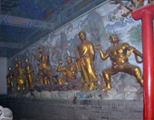The Golden Monks in Shaolin Temple