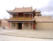 The Photo of A Building at Jiayuguan Pass