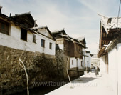 The Picture of Local Buildings in Lijiang