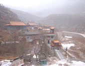 Overlook the Cangyan Ancient Town