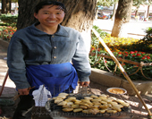 A Street Vendor at Dali