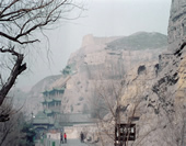 Overlook the Yungang Grottoes