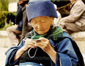 An Old Granny at Lijiang Ancient City