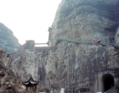 Overlook the Yungang Grottoes