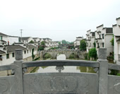 The Photo of A River at Sanhe Town