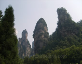 The Mountains in Zhangjiajie
