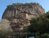 The Photo of Maijishan Grottoes